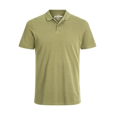 Image de JACK &amp; JONES Jjebasic Polo SS Noos, Vert cèdre, XS Hommes