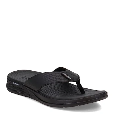 Image de Skechers Homme Go Consistent Sandal Synthwave Flip Flop, Noir, 41 EU