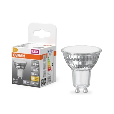 Image de OSRAM 4099854457425 Lampe à réflecteur LED CEE E (A G) GU10 5.6 W blanc chaud (Ø x H) 50.00 mm 1 pc(s)