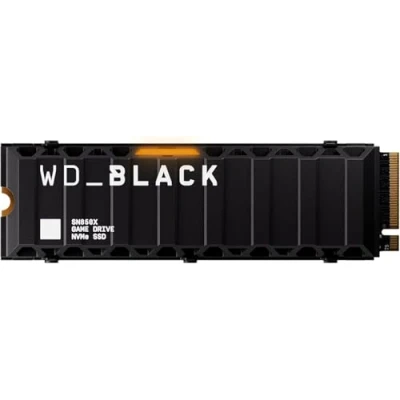 Image de WD_Black SN850X SSD 8 to, M.2 2280 NVMe avec Dissipateur Thermique, Lecture jusqu&#039;à 7200 Mo/s, écriture 6,600 Gaming SSD, Haute Performance Disque de Jeu, PCIe Gen 4.0, Noir