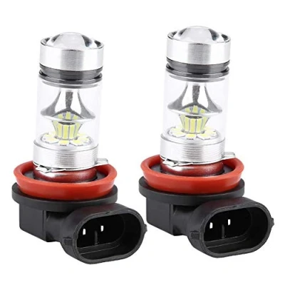 Image de EBTOOLS pour lupas H11 Ampoule LED antibrouillard 2 PCS H8 H9 6000 K Super Blanc 100 W CREE Source Haute Puissance Ampoules Phares Kit Feux De Brouillard Voiture Condu