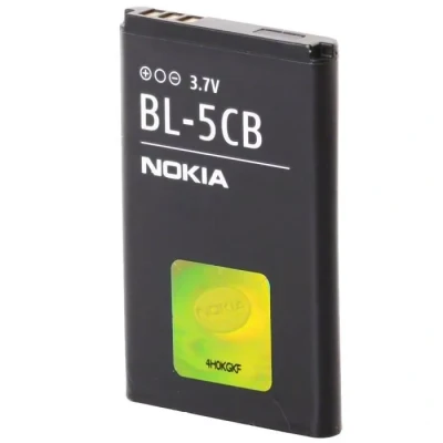 Image de Batterie rechargeable Li Ion Nokia BL 5CB 800 mAh pour 1616, 1800, C1 02, 101, X2 05