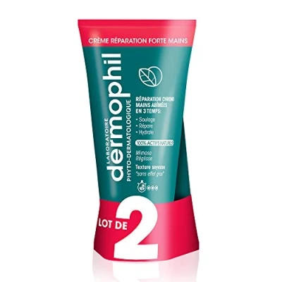 Image de Dermophil Indien Réparation Forte Mains Lot de 2 x 75 ml