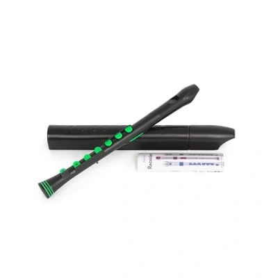 Image de NUVO N320rdbgn Enregistreur Plus avec bordure verte, Noir