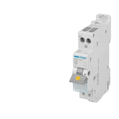Image de Hager Disjoncteur 2a Mfs Sanvis 1p+n 3ka Courbe C 1m