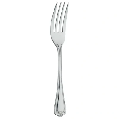 Image de Grunwerg Lot de 12 Fourchettes Table, Acier Inoxydable, Argenté, 20 x 2,5 2 cm