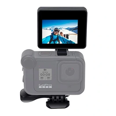 Image de Suptig Écran LCD Selfie Compatible avec Gopro Hero 12 11 10 9 8 7 6 5 4 3+ 3 AKASO Campark SLR Plus Action Cam 2.0 Pouces IP 68 étanche