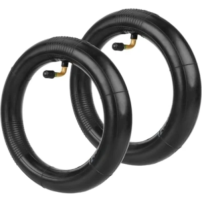 Image de 8 1/2 x 2 (50 134) Chambre à air épaissie pour scooter électrique Zero 9 Soflow 3 VSET 8, 8,5&quot; Pneus de rechange avec valve coudée 90 (2 pièces)