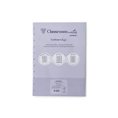 Image de EcoSmart A4 50 feuilles 100 G ClassroomMates Grille 5 mm