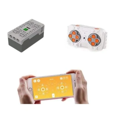 Image de YLtremker Technique Power Functions Set Télécommande et Boîte à Piles, Batterie Moteur Piles Technic 8881 8883