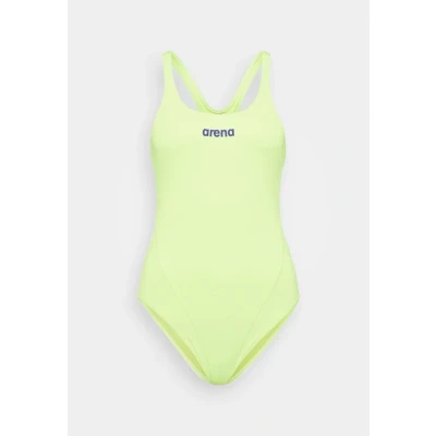 Image de Arena Womens TEAM Swimsuit TECH Solid Maillot de bain, Femme, Taille: 40, Artic lime/future dusk