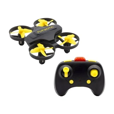 Image de FLYBOTIC Drone télécommandé Tech Infra rouge Jaune 8cm