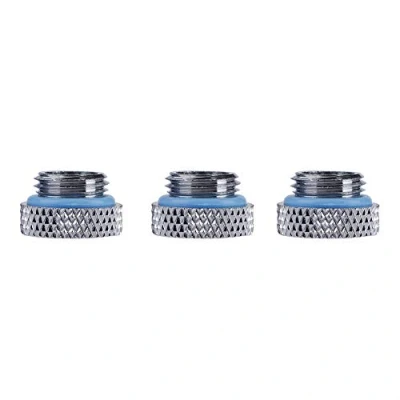 Image de Bouchon de refroidissement par eau, 3PCS G1/4 Filetage 2 mots Ordinateur eau Droite Stop Plug Raccords Réservoir Cool pc stuff d arr