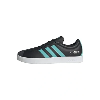 Image de adidas Performance Petronas Formula ONE TEAM Court Baskets basses core black semi mint rush cloud white, Taille: 44 Cuir / matière synthétique