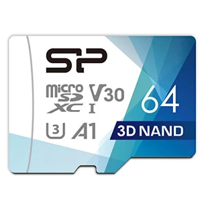 Image de Silicon Power Superior Pro Memory Card 64 GB MicroSDXC Class 10 UHS III