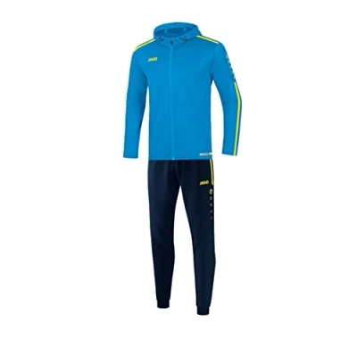 Image de JAKO Survêtement en polyester Striker 2.0 avec capuche Bleu/jaune fluo Taille 4XL M9419
