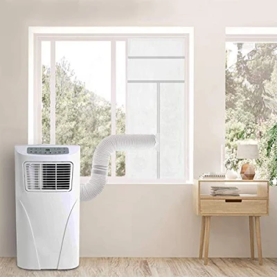 Image de Joint pour Fenêtre À Guillotine HOOMEE Ajustable Climatiseur Mobile et Sèche Linge Fonctionne avec Tout Appareil de Climatisation Mobile, Installation Facile (35x92 CM)