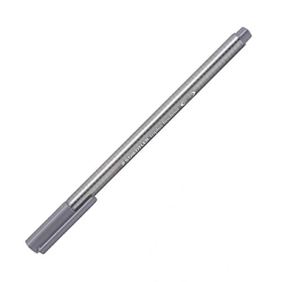 Image de Staedtler Triplus Fineliner 334 Feutre Pointe Superfine 0, 3 Mm Gris Tourterelle