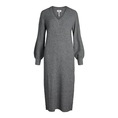 Image de Object Objmalena L S NOOS Robe pull Medium grey, Femme, Taille: Large, grey