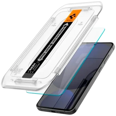 Image de Spigen EZ Fit Verre Trempé Clear Protection D&#039;Écran avec Montageframe Samsung Galaxy S24 FE Lot De 2