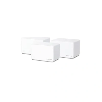 Image de MERCUSYS WiFi 6 Mesh AX3000Mbps, Couverture jusqu&#039;à 650 m², Connecter jusqu&#039;à150 Appareils, Canaux 160 MHz, 3 Ports Gigabit, bi bande, Easy App Control, Halo H80X (3 Pack)