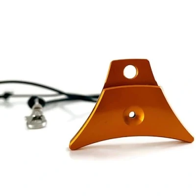 Image de Logan A1 Sifflet de berger et cordon en corde voile (orange)