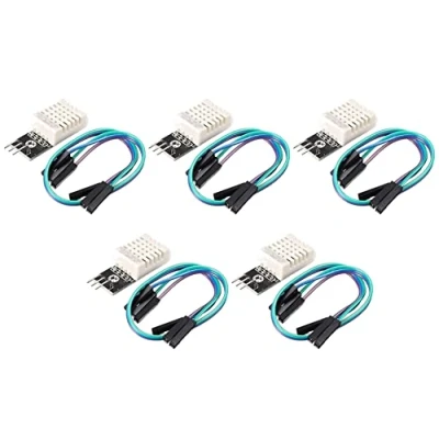 Image de TECNOULAB 5 pièces Module de capteur numérique température et d&#039;humidité DHT22 AM2302 avec PCB câble