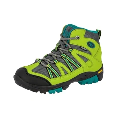 Image de Brütting Ohio High Chaussures de Randonnée Hautes, Jaune (Lemon/Grau/Blau Lemon/Grau/Blau), 29 EU