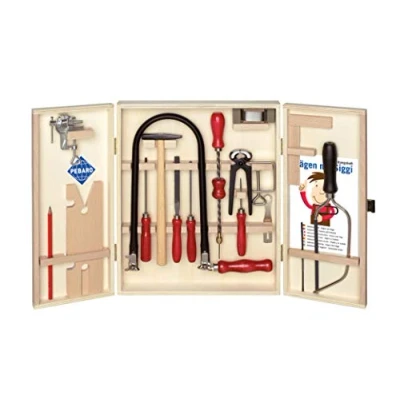 Image de Pebaro bausch 401s boîte à Outils Bois 37 x 30 7 cm Import Allemagne