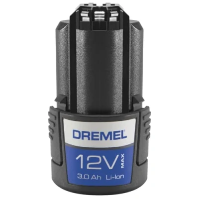 Image de Dremel 12V3 Batterie de rechange au lithium ion (batterie 12V 3Ah accessoire pour l&#039;outil multifonctions 8260) Noir