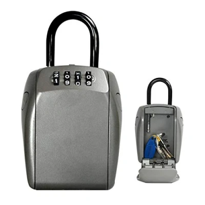 Image de Master Lock Boite A clef sécurité renforcée, Anse, Extérieur, 18.8 x 10.5 4.6 cm