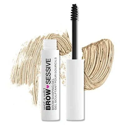 Image de wet n wild, Gel Modelant Sourcils Shaping Brow Sessive, Pommade Structurant Fins ou Epais, Volume Naturel et Définition pour vos Sourcils, Mascara Volumisateur Blond