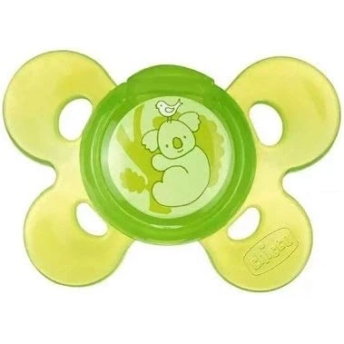 Image de Chicco PhysioForma Comfort Tétines Bébé en Silicone, Sucette Douce, Aide à la Respiration, Favorise le Développement de Bouche, 16 36 Mois, 1 Unité, Rose Phosphorescente, Coloris Aléatoire