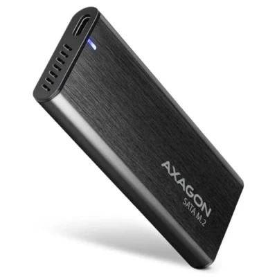 Image de AXAGON EEM2 SBC externes Gehäuse für M.2 SSDs USB C 3.2 Gen 2 Schwarz 8595247906311