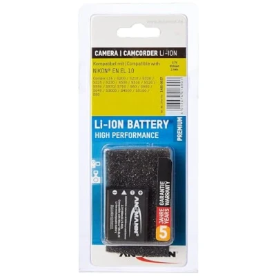 Image de ANSMANN Batterie Appareil Photo A Nik en EL 10 (1 PCE) de Rechange pour Nikon Coolpix Li Po 3,7V 700 mAh qualité Professionnelle