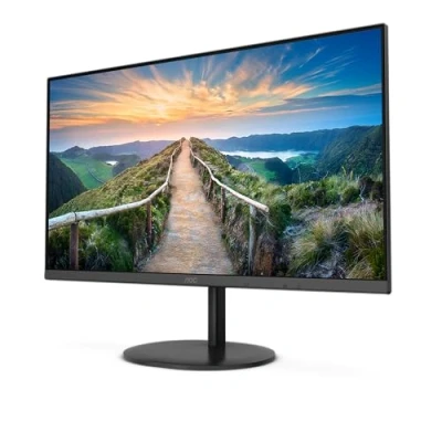 Image de AOC Q27V4EA Écran LED 27&quot; 2560 x 1440 QHD à 75 Hz IPS 300 cd/m² 4 ms 2 HDMI, DisplayPort, USB C