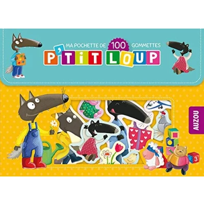 Image de P&#039;tit loup ma pochette de 100 gommettes n2