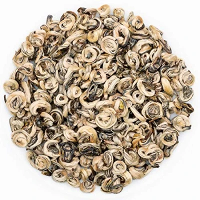 Image de oriarmcha Escargot jasmin Thé vert Feuilles Vrac chinois au Yu Luo Snail Jasmine Green Tea Sac refermable Ziplock 250g