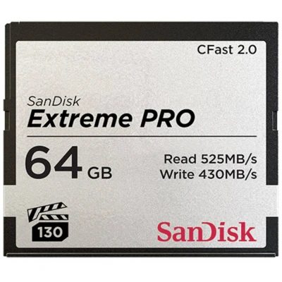 Image de SanDisk SDCFSP 064G G46D mémoire flash 64 Go CFast 2.0 Neuf