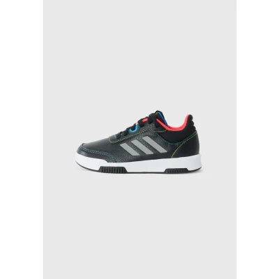 Image de adidas Performance Tensaur 2.0 Chaussures fitness pour enfants, Taille: 28, Core black/iron/lucid red Imitation cuir/textile