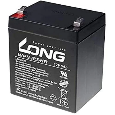 Image de LONG PBLO 12V005 F2AH Batterie au plomb 12 V 5 Ah HighRate (WP5 12SHR F2)