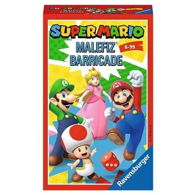 Image de Ravensburger 20529 Super Mario Malefiz Jeu de Voyage pour 2 à 4 Joueurs, partir 6 Ans, Format Compact, Voyage, Classique