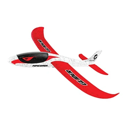 Image de NINCO (NH92029 NincoAir Glider 2 Grand Avion Planeur Dimensions : 48 cm x 12 A partir de 3 Ans, Blanc et Rouge