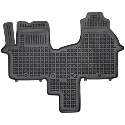 Image de REZAW PLAST 201926 Ensemble de tapis sol Caoutchouc sous le siège du conducteur 1 noir RENAULT: Trafic 3, 3 Bus