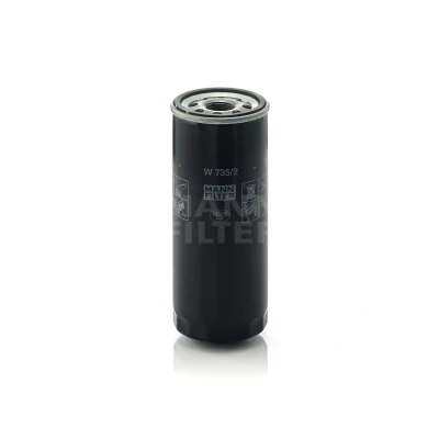 Image de MANN FILTER W 735/2 Filtre à huile M 24 X 2 avec un clapet de non retour vissé AUDI: A6 C5 Berline, Avant