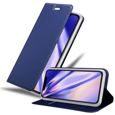 Image de Coque pour Apple iPhone 11 PRO MAX en CLASSY BLEU FONCÉ Housse de protection Étui avec fermeture magnétique, fonction support et compartiment carte Neuf