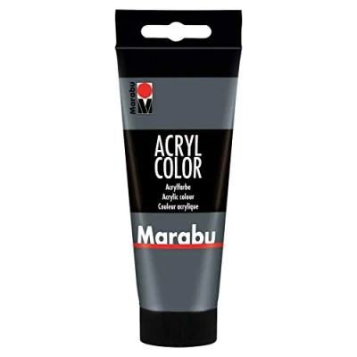 Image de Marabu Peinture Acrylique crémeuse à Base d&#039;eau, séchage Rapide, résistante la lumière, imperméable l&#039;eau, Application avec Pinceau et éponge sur Toile, Papier Bois, 100 ML