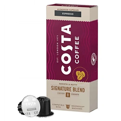 Image de Costa Coffee Signature Blend Capsules, compatibles avec Nespresso ESPRESSO 10 capsules (Signature ESPRESSO, 10)