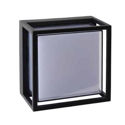 Image de Lucide Singa LED applique murale extérieure 17 x 10 cm 9,6W incl. IP54 noir