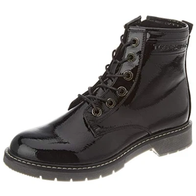 Image de TOM TAILOR Femme 9092801 Botte mi Mollet, Noir, 38 EU